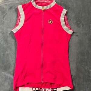 Castelli Pink Sleeveless Cycling Jersey Women’s M